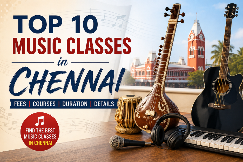 Top 10 music classes in Chennai